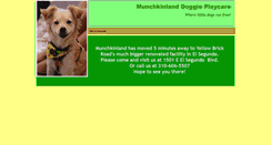 Desktop Screenshot of munchkinlanddoggie.com